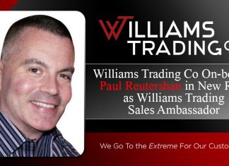 Williams Trading Co. Onboards Paul Reutershan as Sales Ambassador