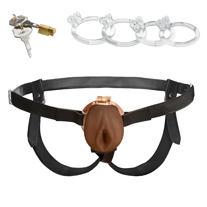 Master Series Pussy Chastity Cage by XR Brands